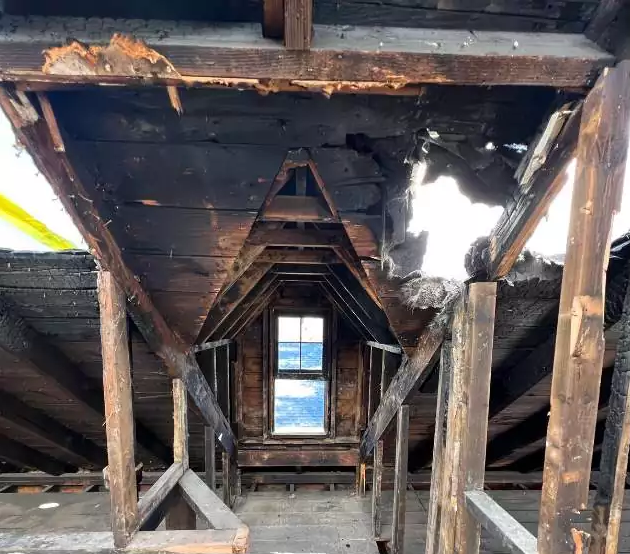 Before: Smoke Damage Cleanup